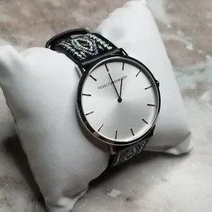 Rebecca Minkoff Major watch NWT embroidery leather REBECCA MINKOFF WATCH WITH 36mm BLACK FACE | Mercari main image 4